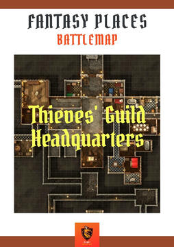 Thieves' Guild Headquarters fantasy battlemap
